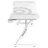 Компьютерный стол Zone 51 TRINE 120 White (Z51-T2N-WH) - фото 2