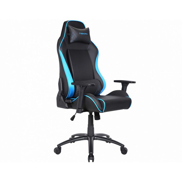 Игровое кресло Tesoro Alphaeon S1 Black Blue - фото 1
