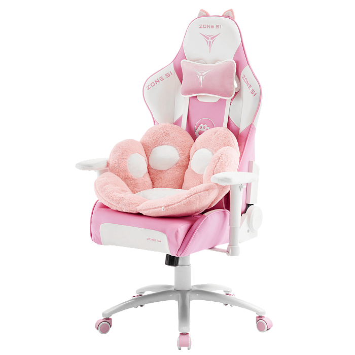 Компьютерное кресло ZONE 51 KITTY MEOW Edition Pink (Z51-KIM-PI) - фото 1