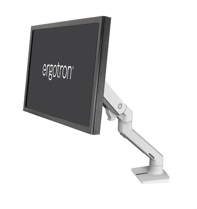 Кронштейн для монитора Ergotron HX Desk Monitor Arm (white) (45-475-216) - фото 1