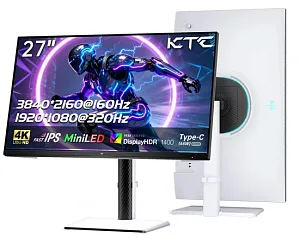 KTC обновила M27P6S с Mini-LED, 4K 160 Гц и Full HD 320 Гц