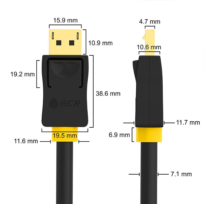 Кабель Greenconnect DisplayPort - DisplayPort 3м (GCR-51915) - фото 2
