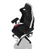 Игровое кресло Noblechairs EPIC Real Leather Black/White/Red (NBL-RL-EPC-001) - фото 1