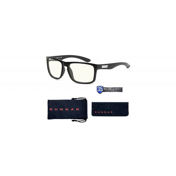 Очки для компьютера (для геймеров) GUNNAR Intercept Clear Natural Onyx (INT-00614) - фото 4