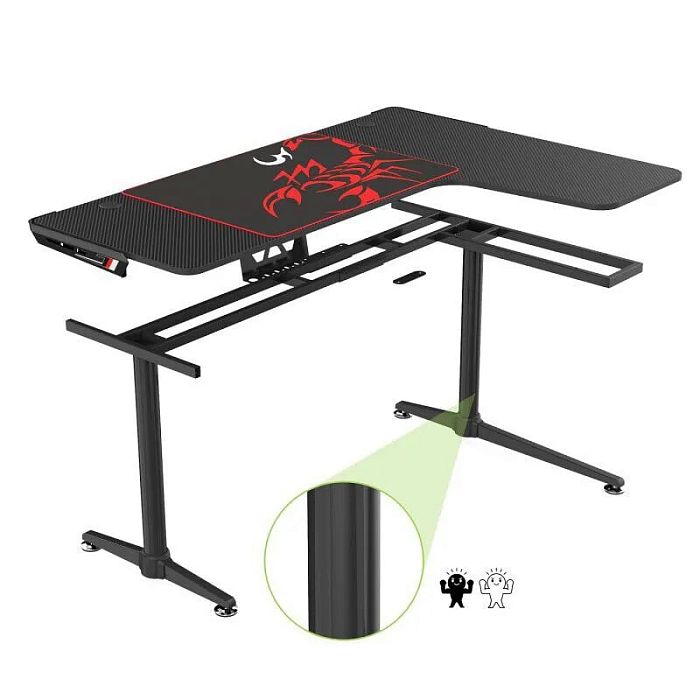 Стол для компьютера (для геймеров) EUREKA L60R - фото 3