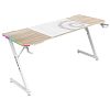 Компьютерный стол Zone TRINE 160 RGB Wood/White (Z51-T6R-WD) - фото 1