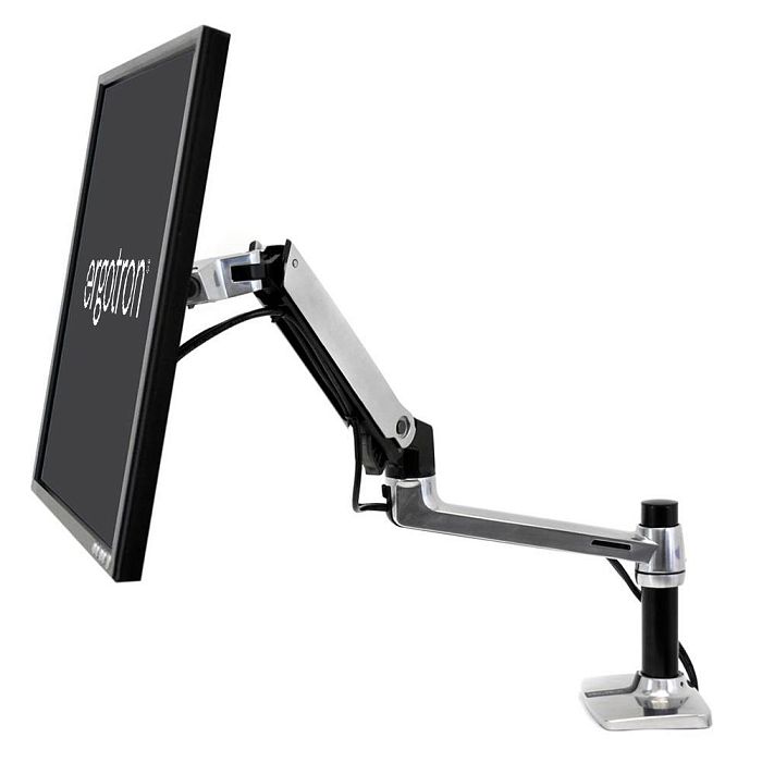 Кронштейн для монитора Ergotron LX Desk Monitor Arm (polished aluminum) (45-241-026) - фото 1
