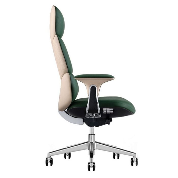 Компьютерное кресло Eureka OC21 Paulo (Nappa кожа), зелёное (ERK-OC21-GR) - фото 2