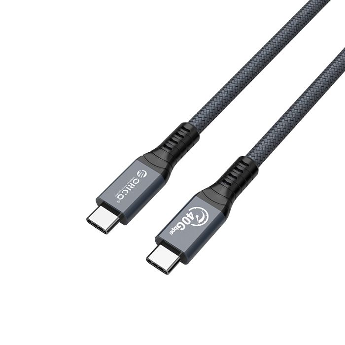 Кабель ORICO PD Thunderbolt 4 TBZ4-20-GY-BP, 2 метра - фото 3