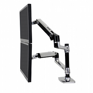 Двойное настольное крепление Ergotron LX Dual Stacking Arm (45-248-026)