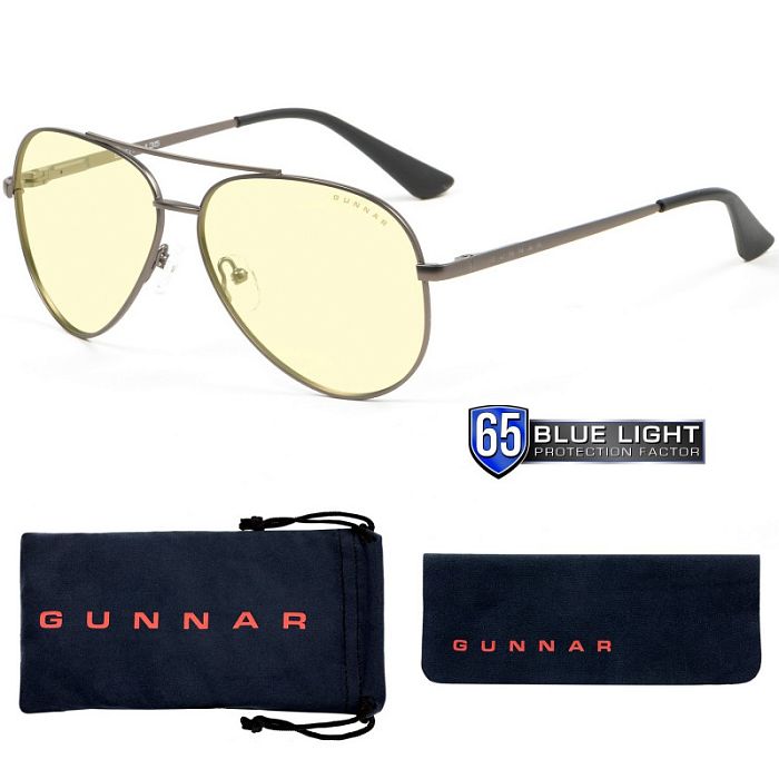 Очки для компьютера GUNNAR Maverick Amber, подарочная упаковка (BUN-00030) - фото 1