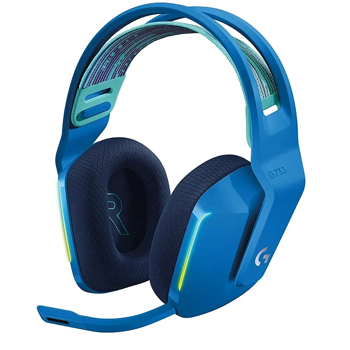 Гарнитура Logitech G733 Lightspeed Blue (981-000943) - фото 1