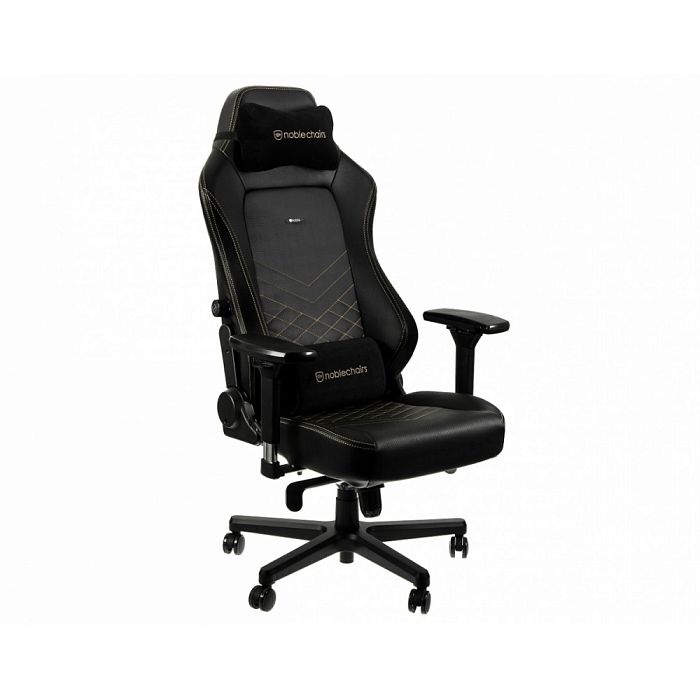 Игровое кресло Noblechairs HERO Black/Gold (NBL-HRO-PU-GOL) - фото 2