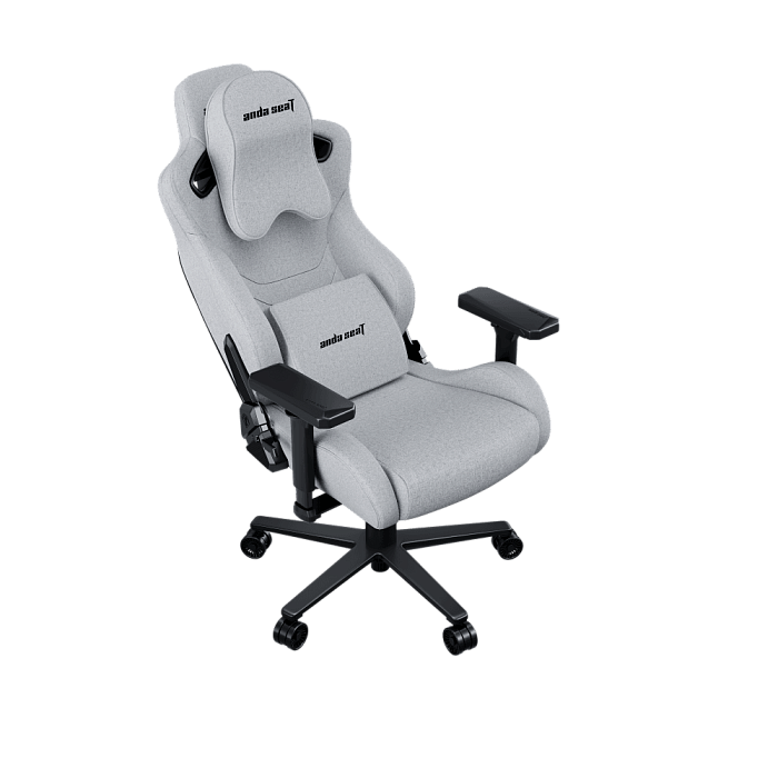 Кресло игровое Anda Seat Kaiser Frontier, цвет серый, размер ХL (150кг), материал ПВХ (модель AD12) (AD12YXL-17-G-F) - фото 4