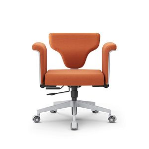 Кресло-трансформер FoxGear STUDIO Fabric, оранжевый (FG-STUDIO-F-OR)