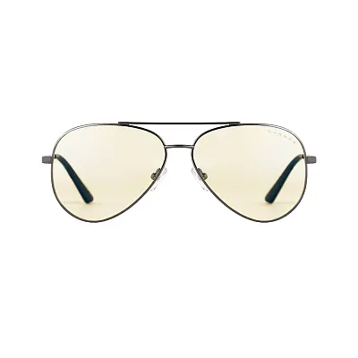 Очки для компьютера GUNNAR Maverick, Gunmetal, Amber (MAV-05001) - фото 1