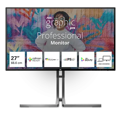 4K монитор AOC U27U3CV - фото 1