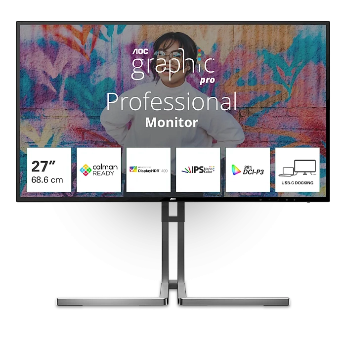4K монитор AOC U27U3CV - фото 1