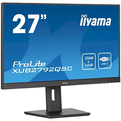 WQHD монитор iiyama ProLite XUB2792QSC-B5 - фото 2
